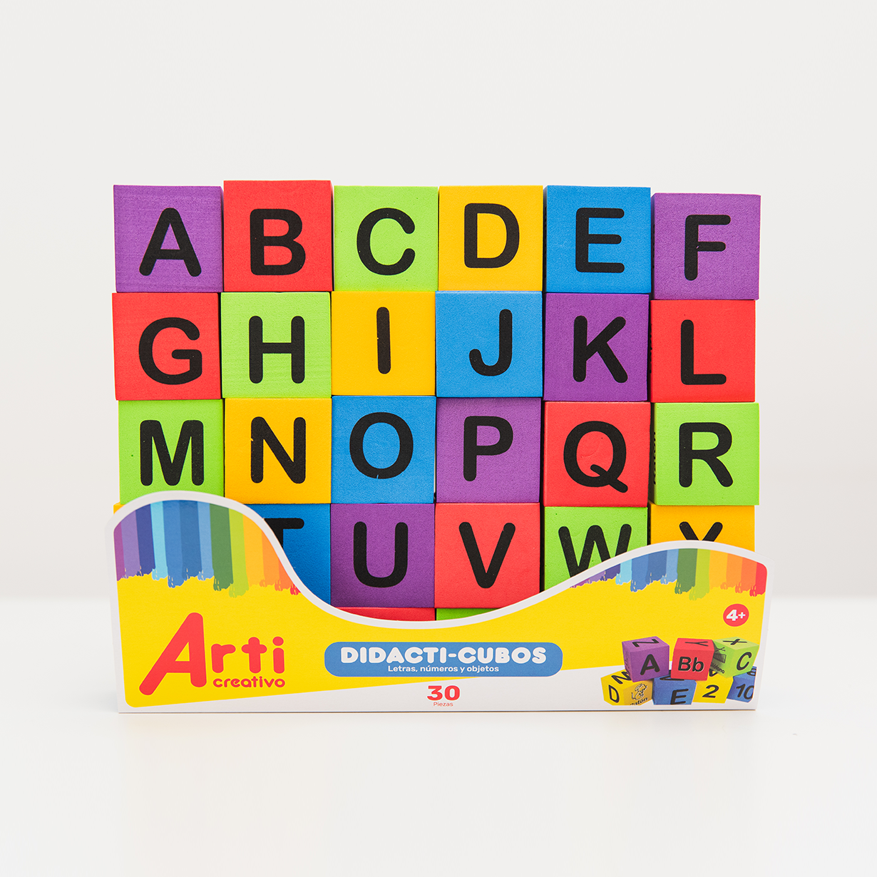 JUEGO DIDÁCTICO JUEGO DE CONSTRUCCIÓN EN GOMA EVA DIDACTICUBOS X