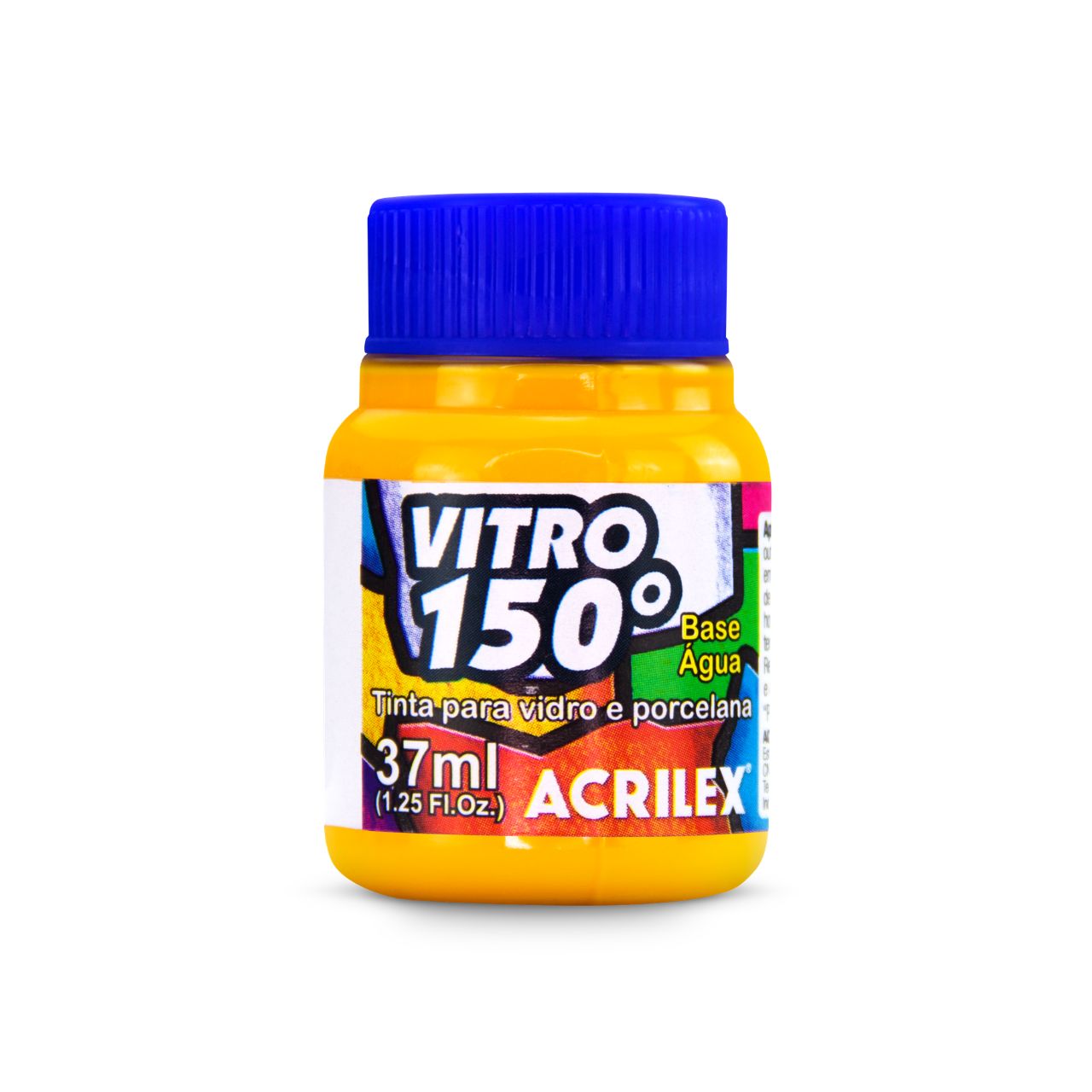 PINTURA VITRO 150° ACRILEX - AMARILLO ORO
