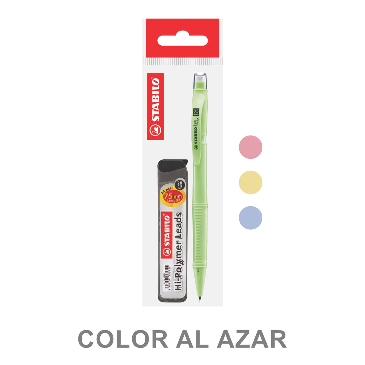 PORTAMINAS STABILO FUN MAX 0,5 MM + REFILL