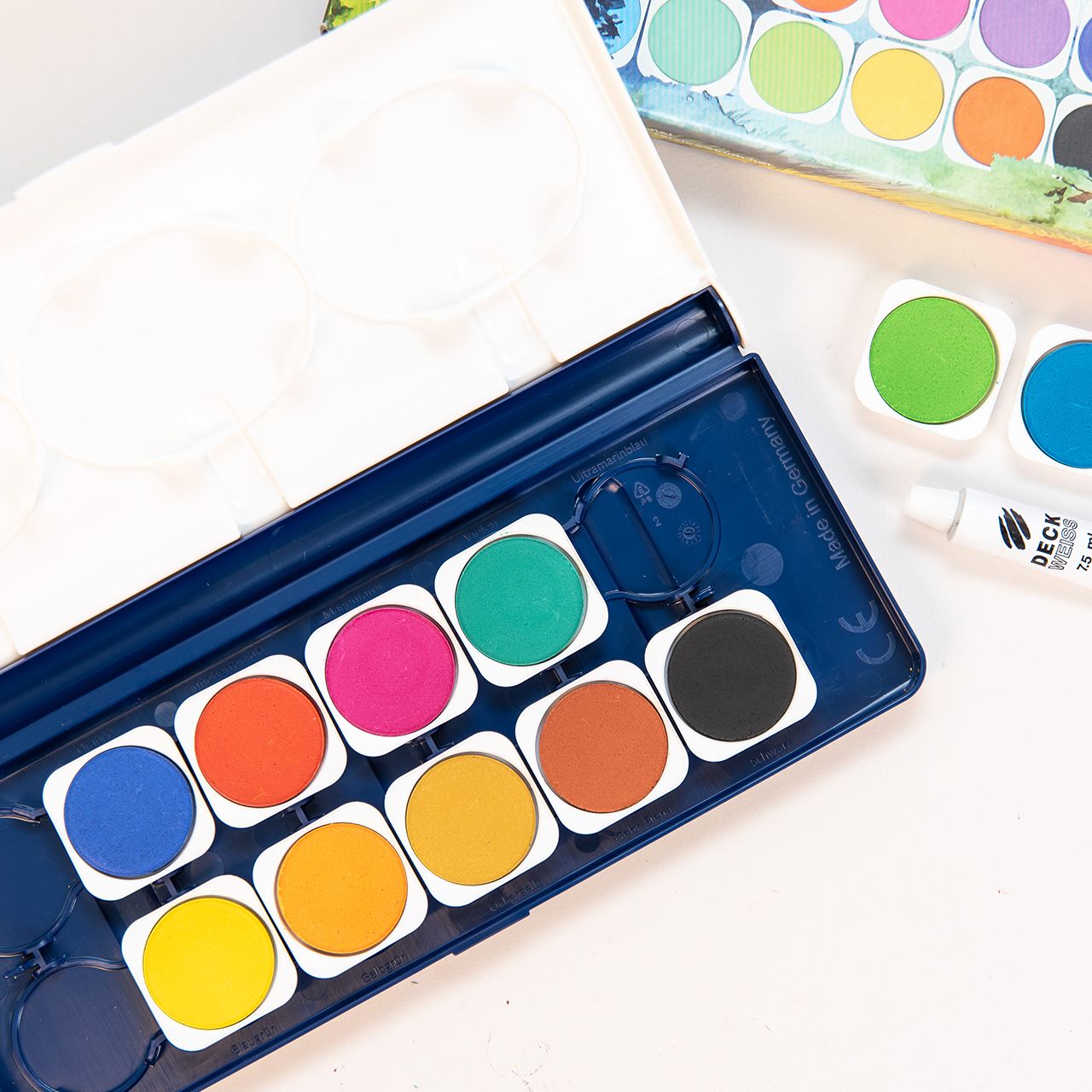 SET DE ACUARELAS KUM X 12 COLORES
