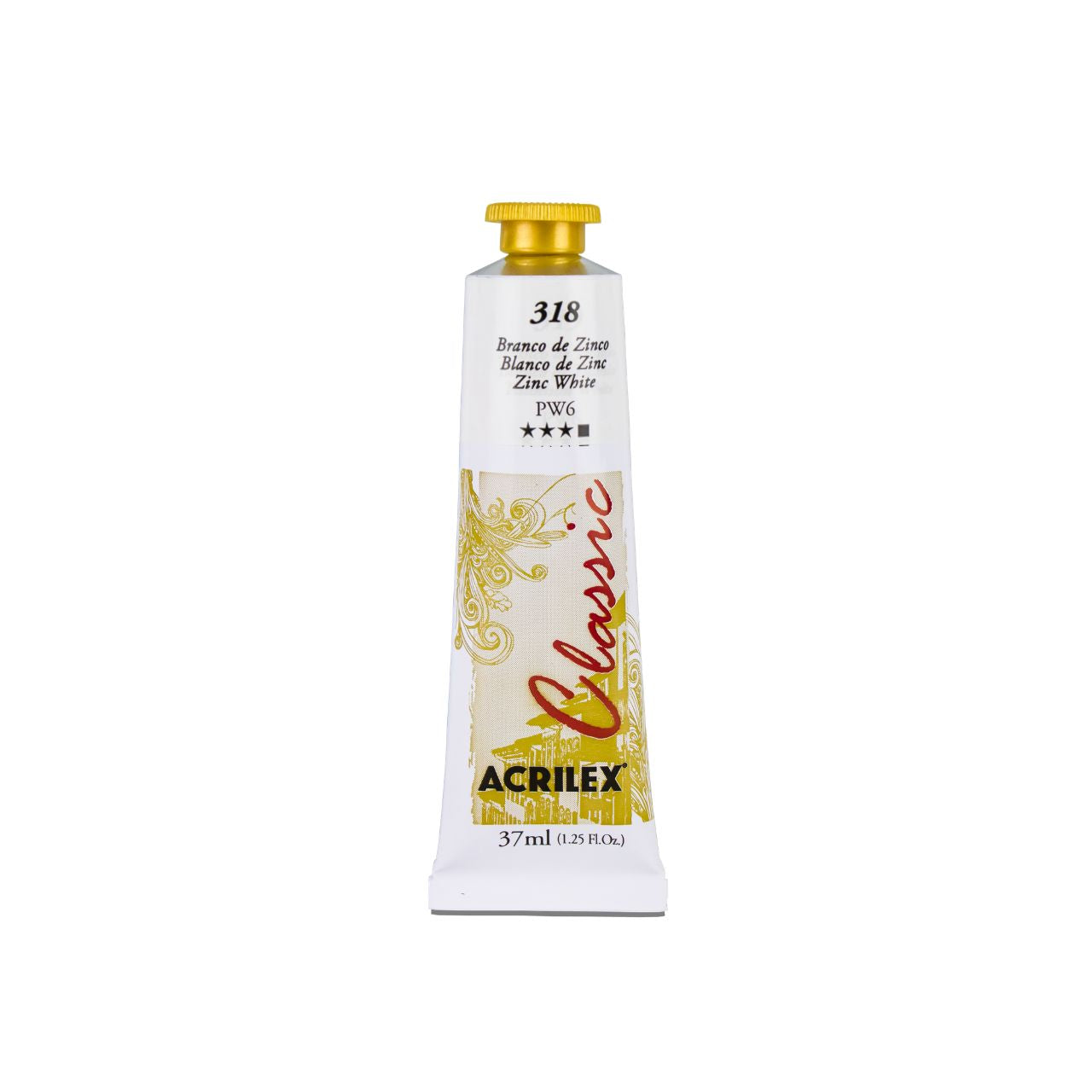 ACRILEX OIL COLORS CLASSIC X 37 ML. - BLANCO DE ZINCO
