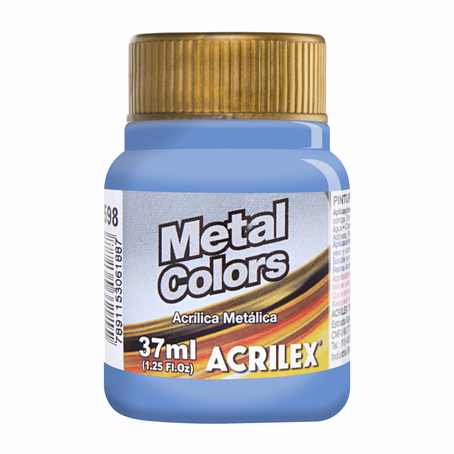 PINTURA ACRÍLICA METÁLICA ACRILEX - ALUMINIO
