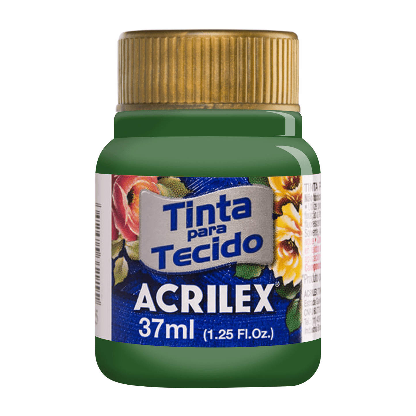PINTURA METÁLICA PARA TELA ACRILEX - VERDE MUSGO