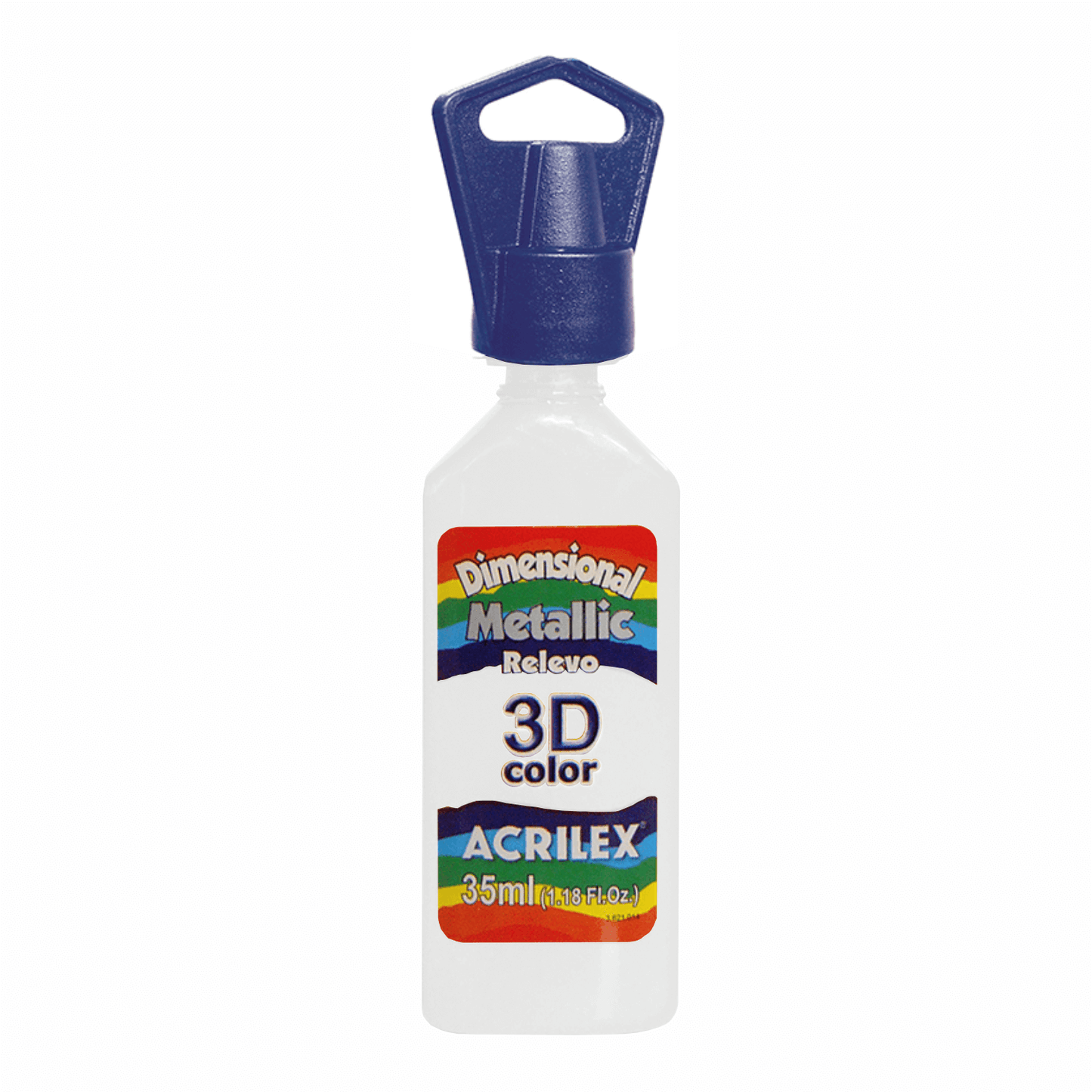 PINTURA ACRILEX DIMENSIONAL METALLIC 3D - BLANCO