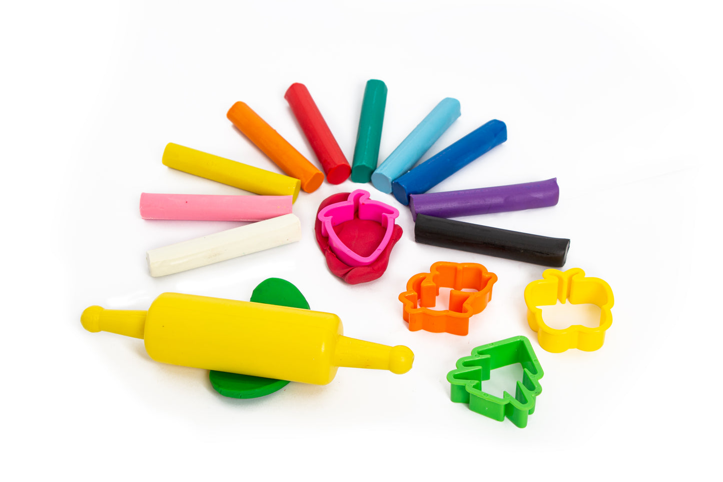 PLASTILINA NILO - BLISTER X 12 UND. + 4 MOLDES + 1 RODILLO