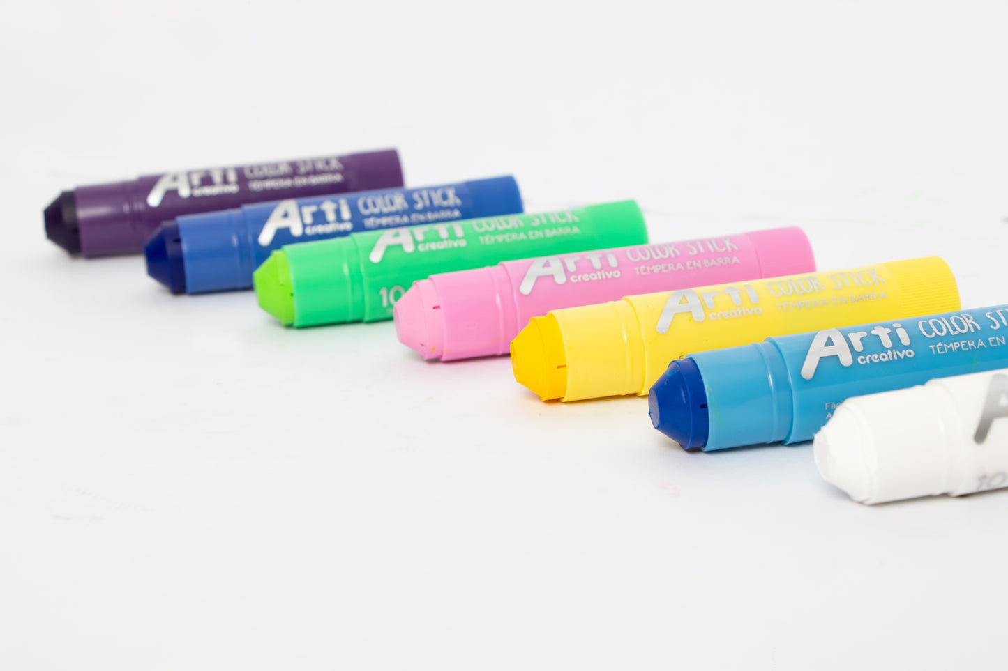 TÉMPERAS EN BARRA "COLOR STICK" ARTI CREATIVO - FANCY X 7 UND.