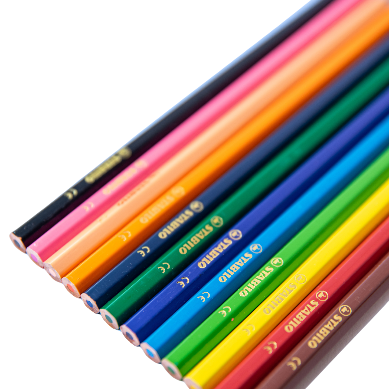 LÁPICES DE COLORES STABILO X 12 UND.