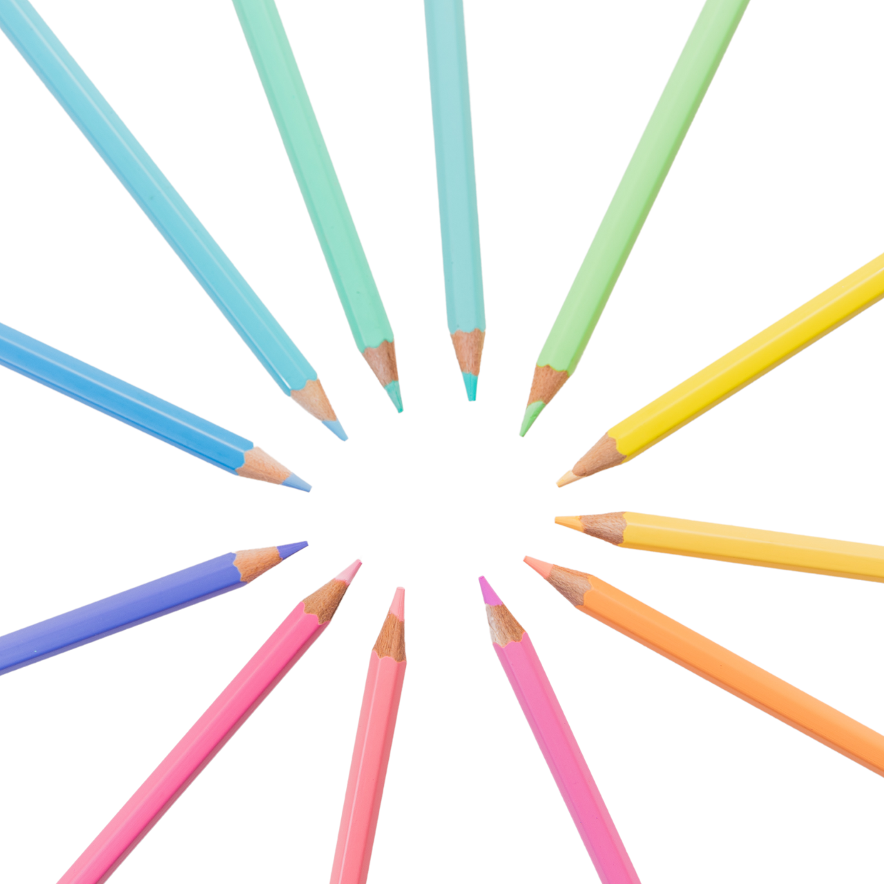 LÁPICES DE COLOR PASTEL "UNICORN" X 12 UND. ARTI CREATIVO