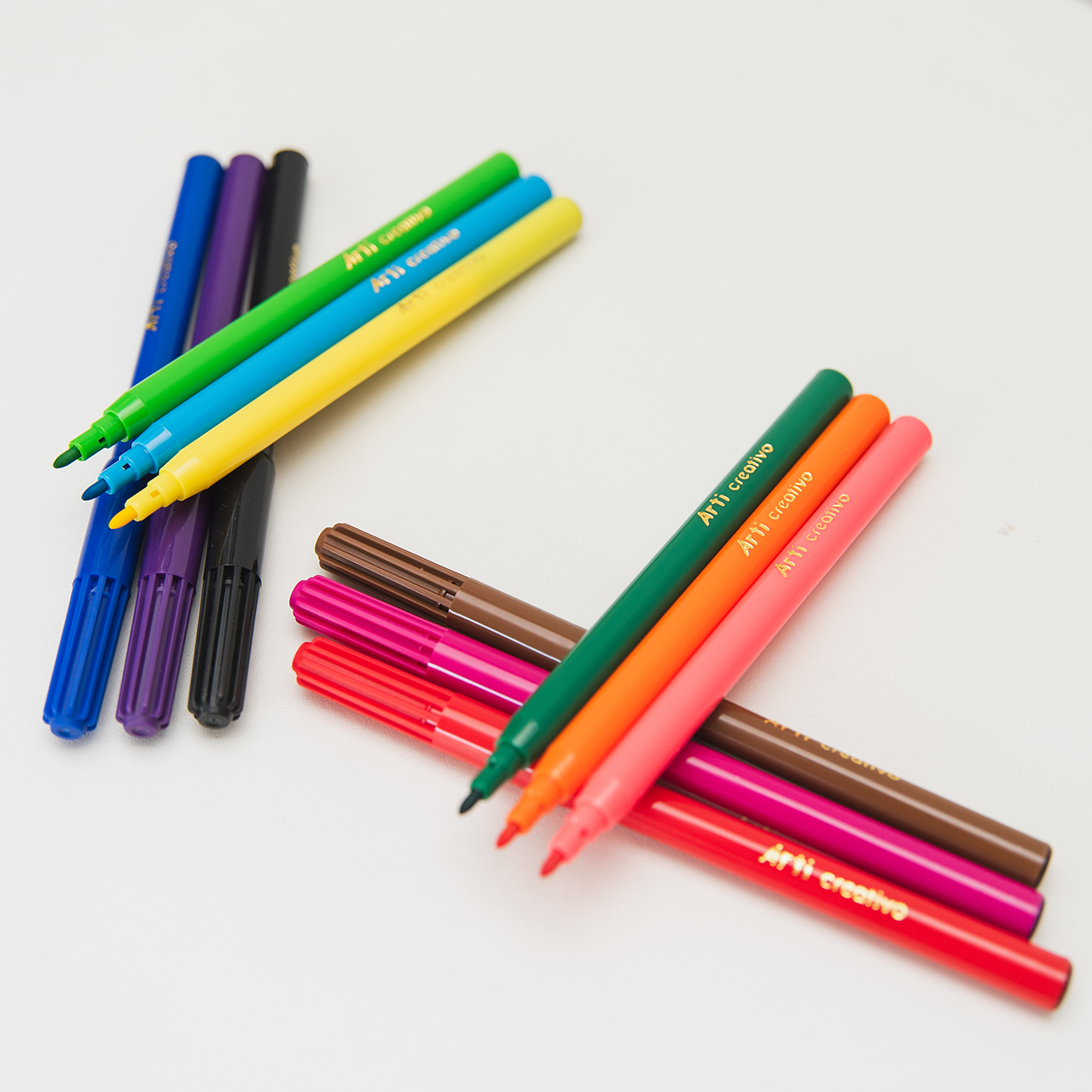 PLUMONES DELGADOS ARTI CREATIVO X 12 UND.