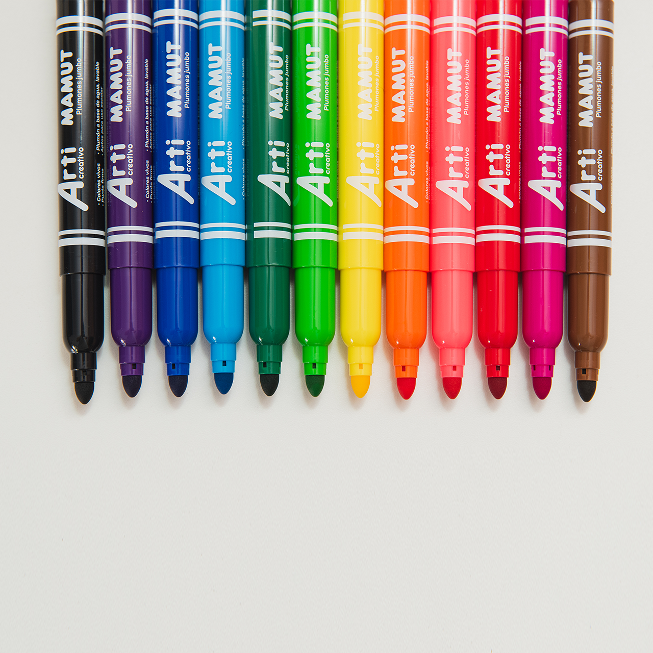 PLUMONES JUMBO "MAMUT" ARTI CREATIVO X 12 UND.