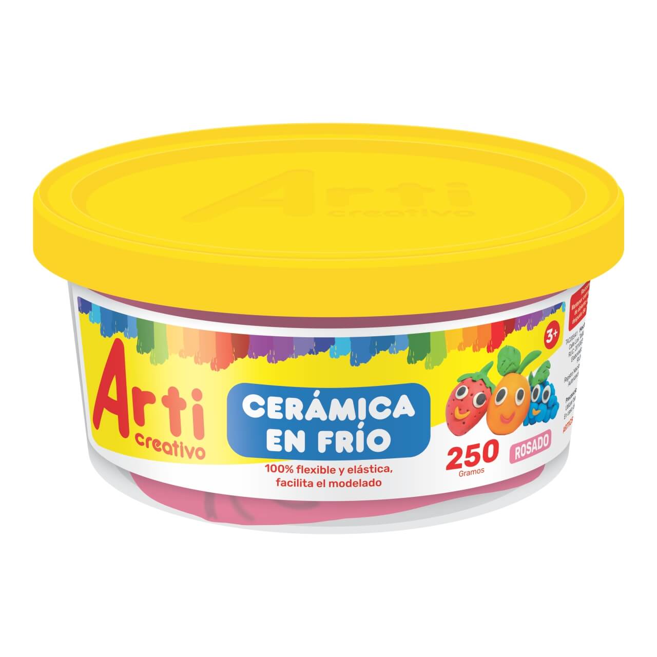 CERAMICA EN FRIO ROSADO X 250GR ARTI CREATIVO