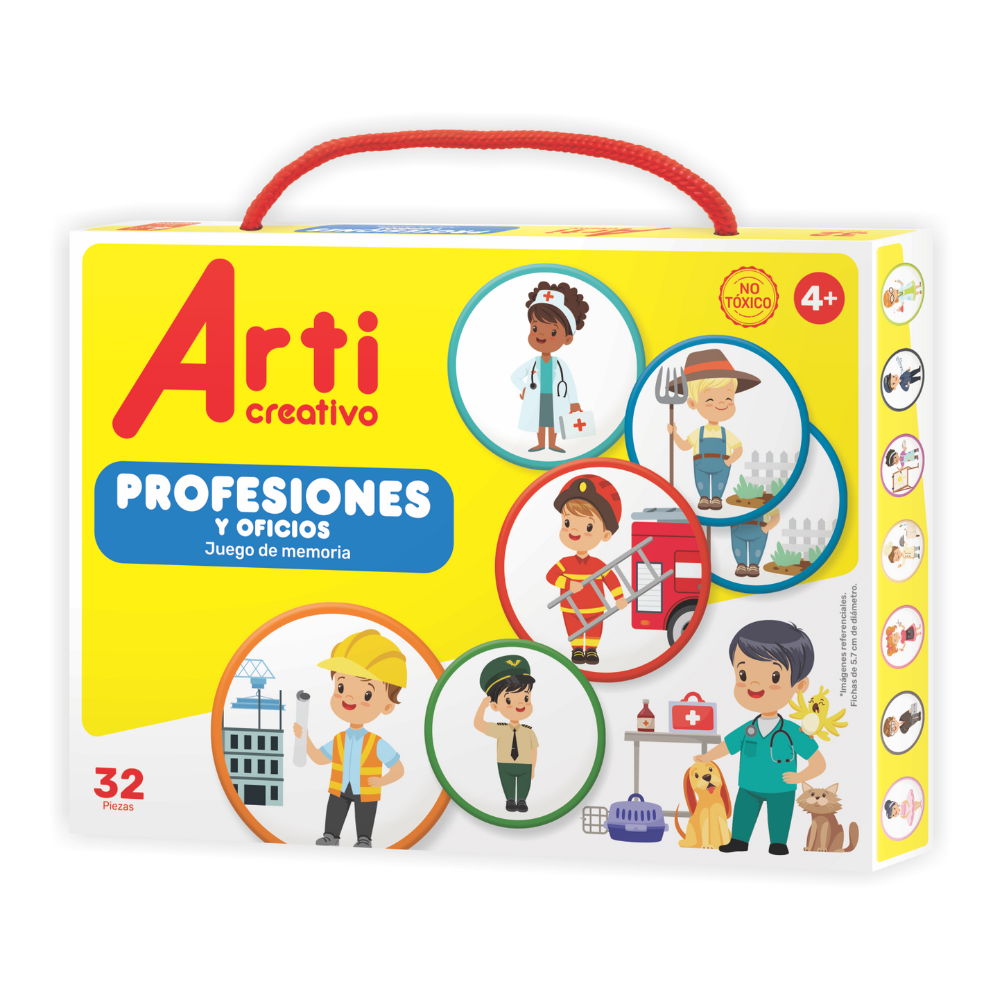 JUEGO DE MEMORIA "PROFESIONES Y OFICIOS" X 32 PZAS. ARTI CREATIVO