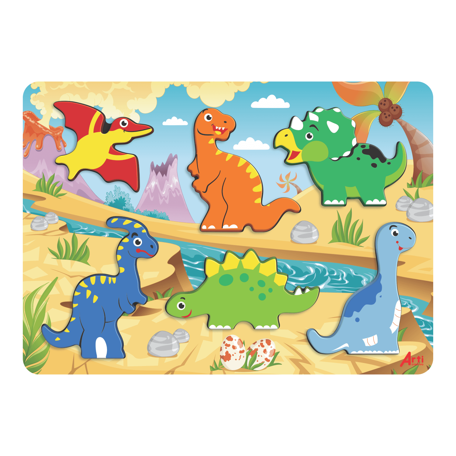 JUEGO DIDÁCTICO ROMPECABEZAS DE ENCAJE EN MADERA OCEANO X PZAS