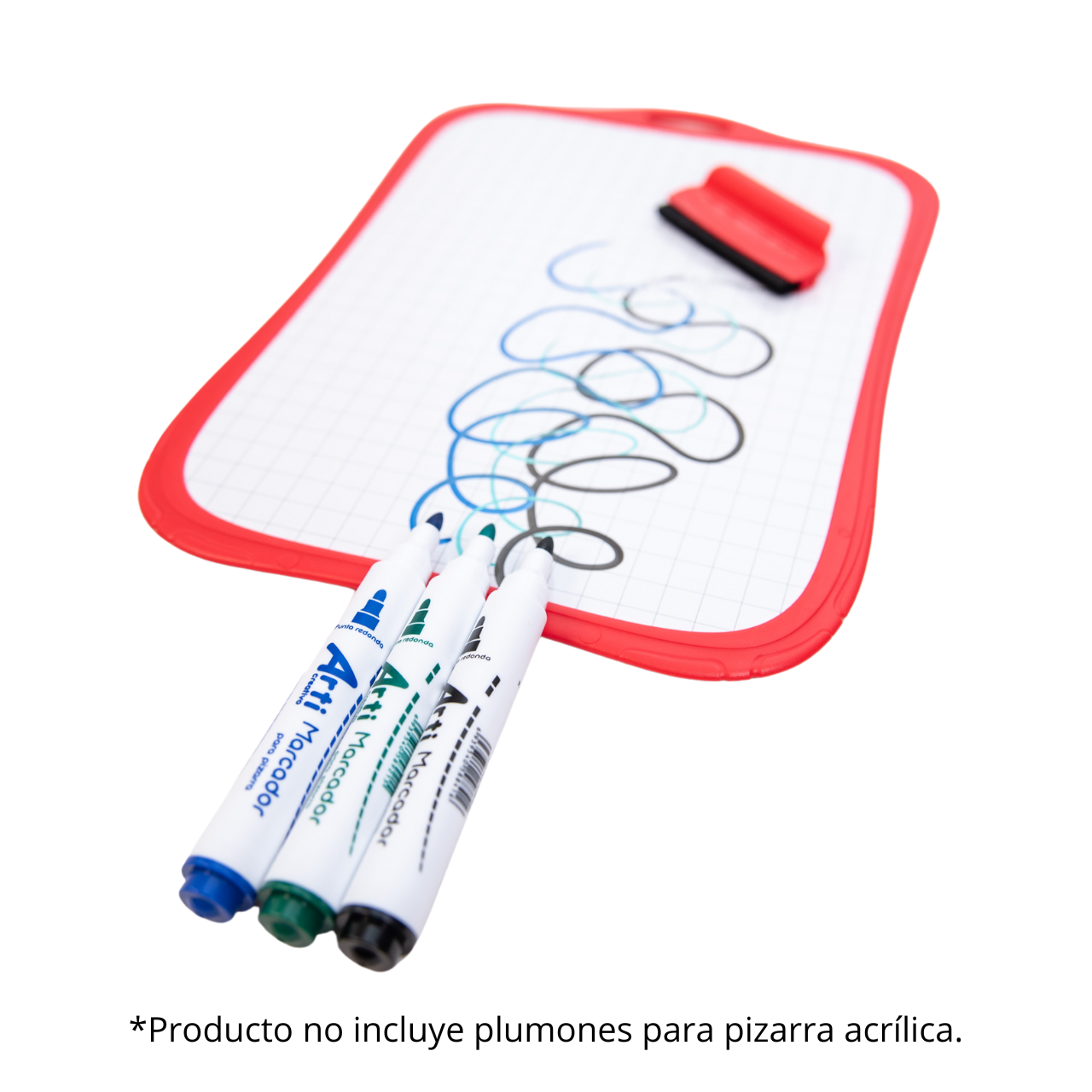 PIZARRA DOBLE - BLANCO Y CUADRICULADO ARTI CREATIVO