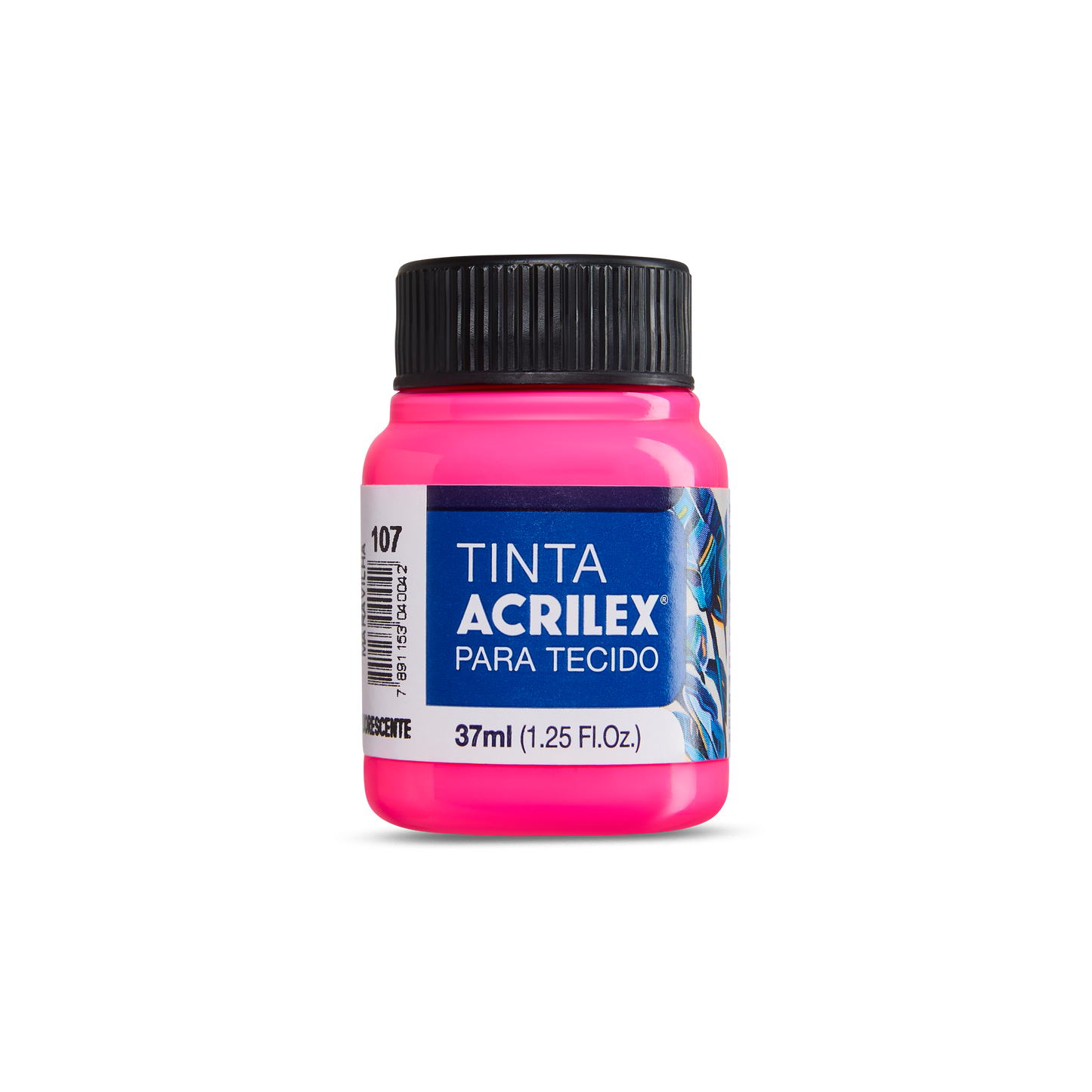 PINTURA PARA TELA FLUORESCENTE ACRILEX - ROSADO
