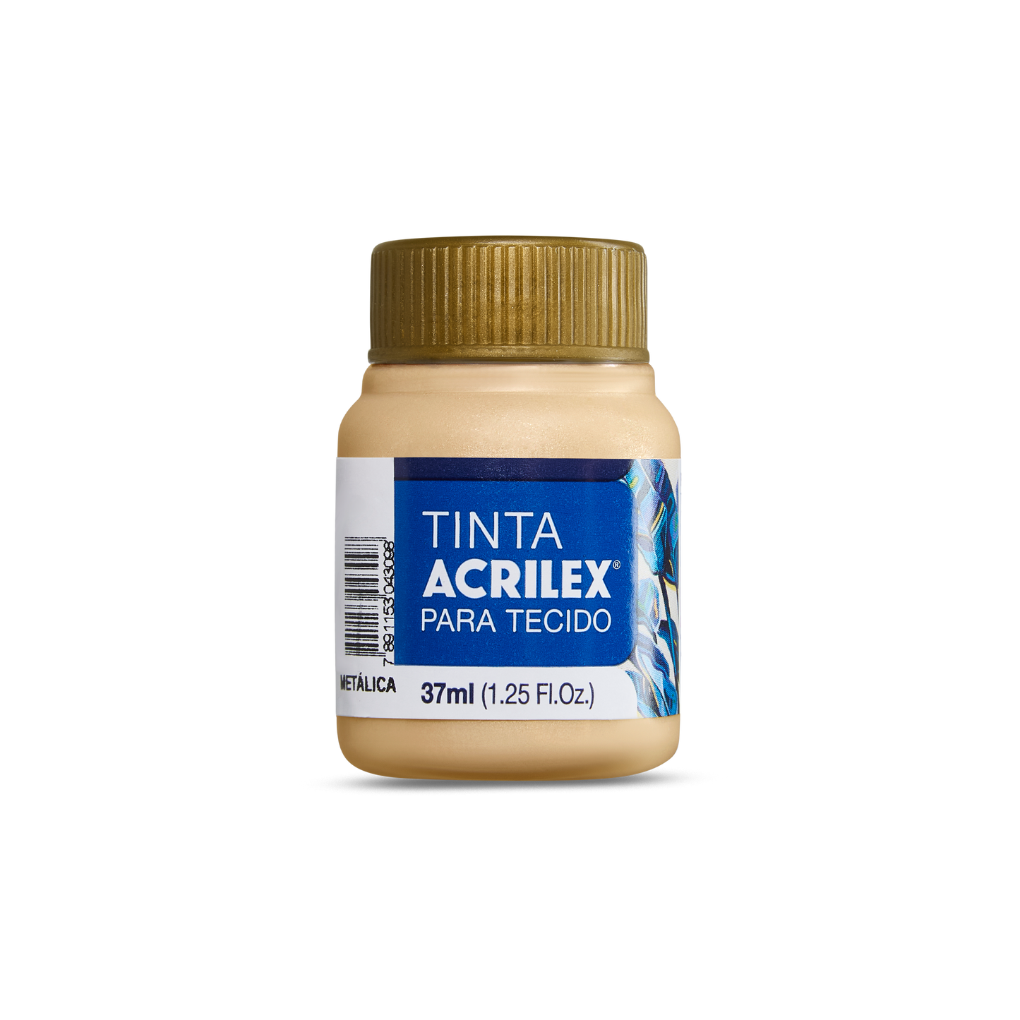 PINTURA METÁLICA PARA TELA ACRILEX - ORO