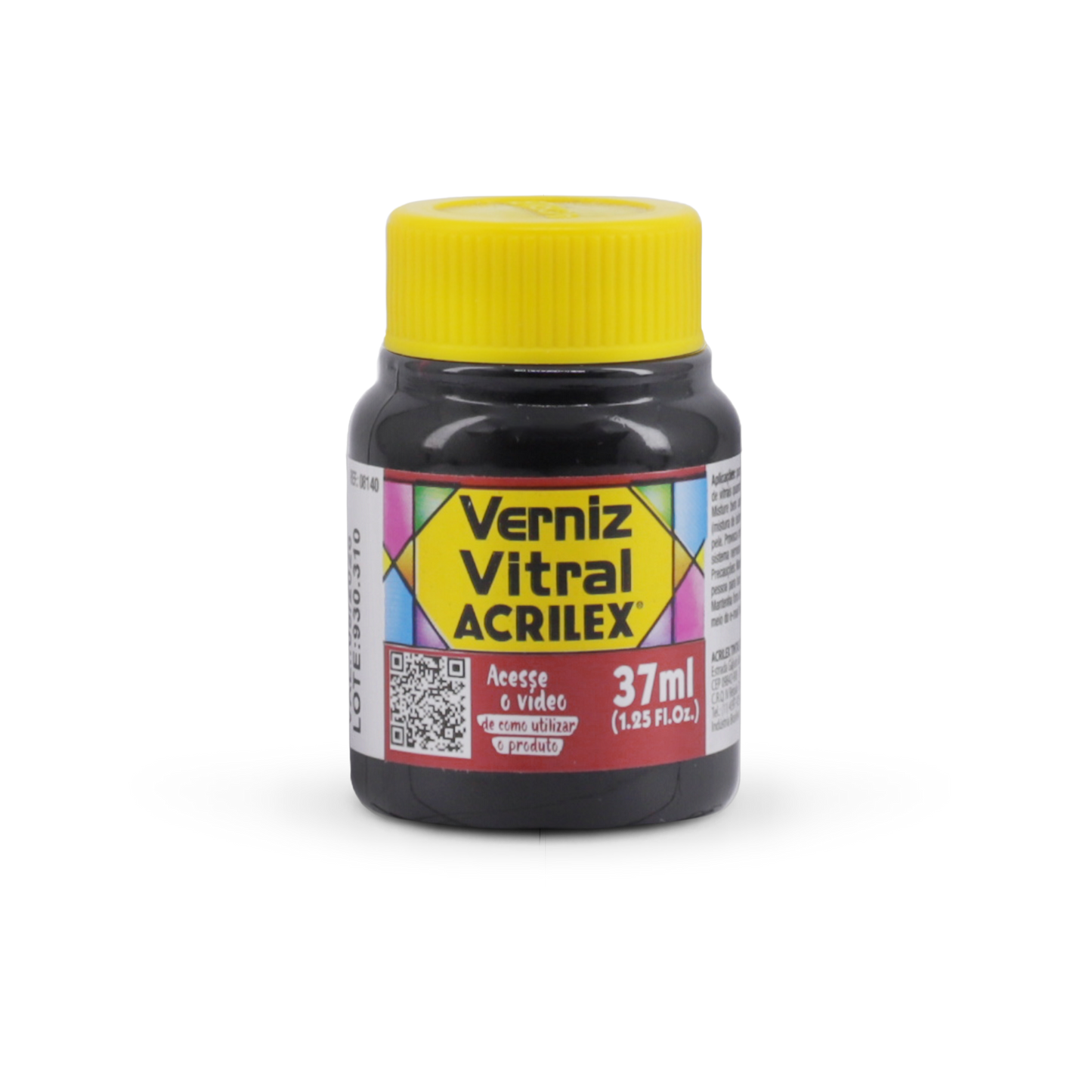 BARNIZ VITRAL ACRILEX - ROJO FUEGO