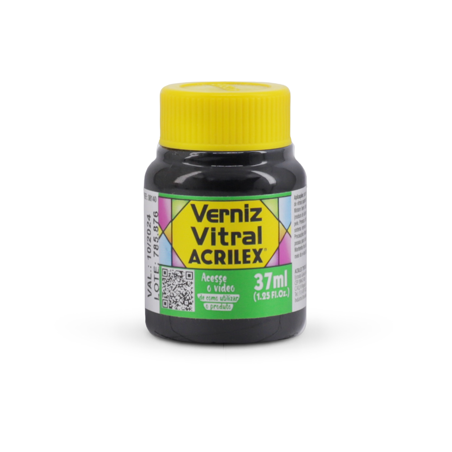 BARNIZ VITRAL ACRILEX - VERDE HOJA