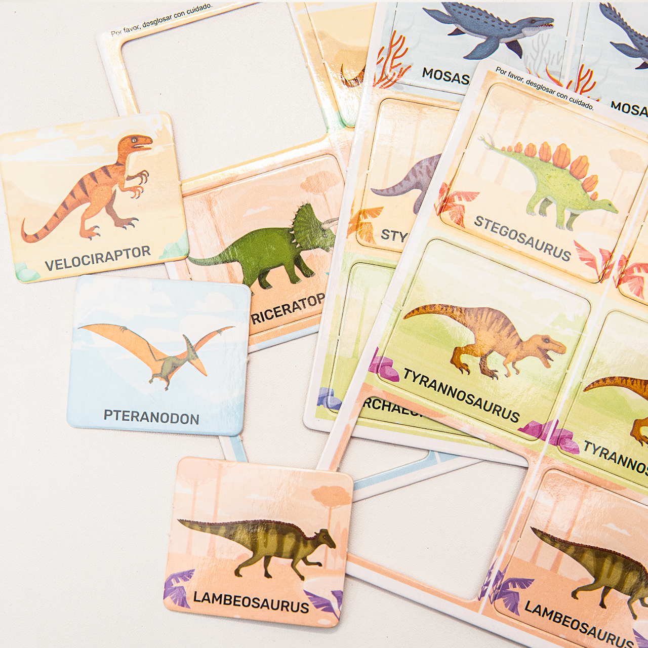 JUEGO DE MEMORIA "DINOSAURIOS" X 36 PZAS. ARTI CREATIVO