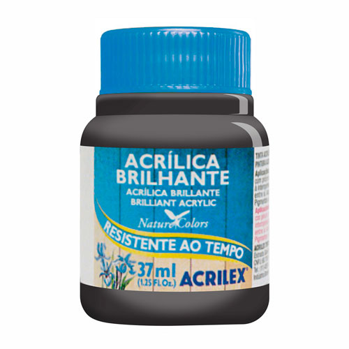 PINTURA ACRÍLICA BRILLANTE ACRILEX - NEGRO