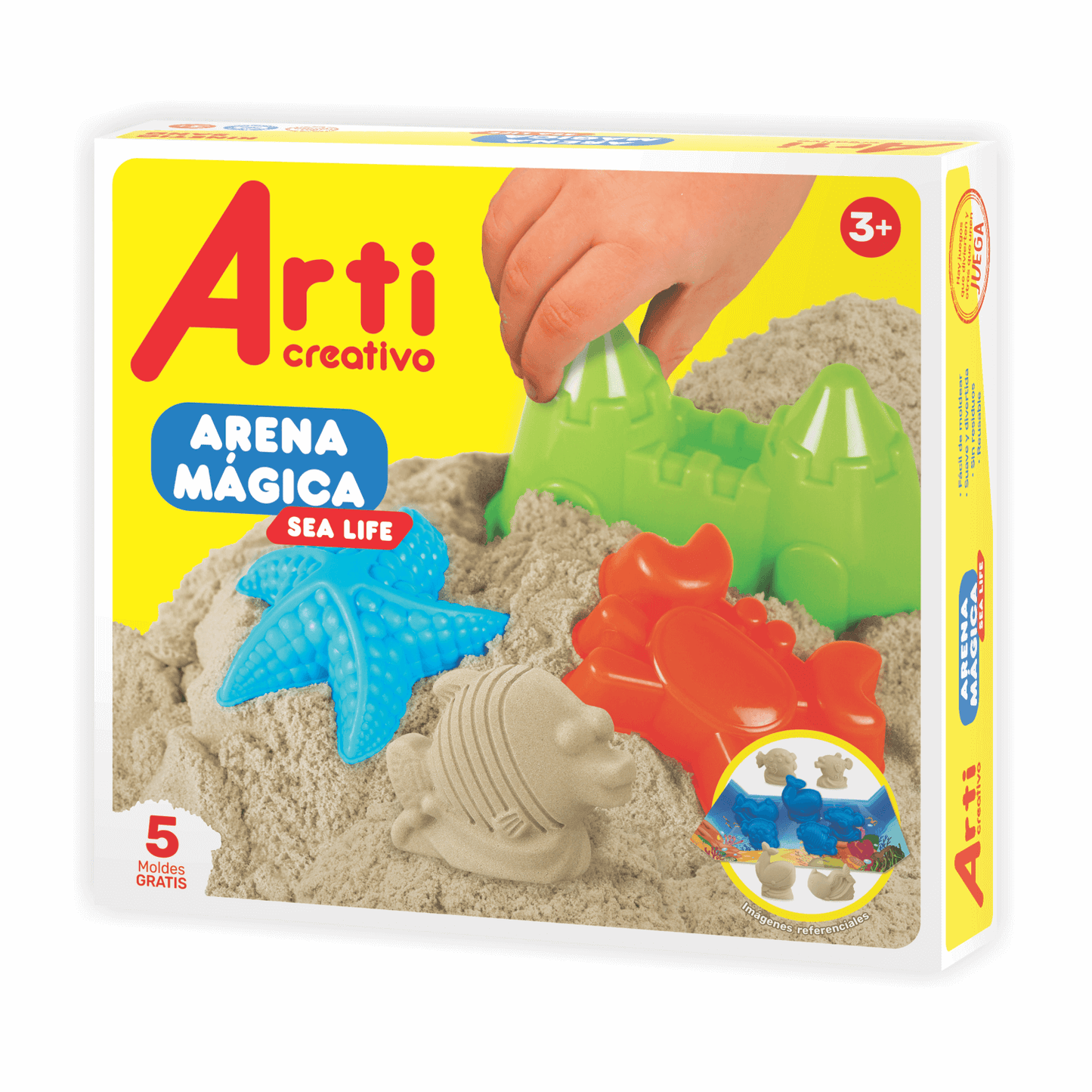 ARENA MÁGICA ARTI CREATIVO "SEA LIFE" X 300GR.
