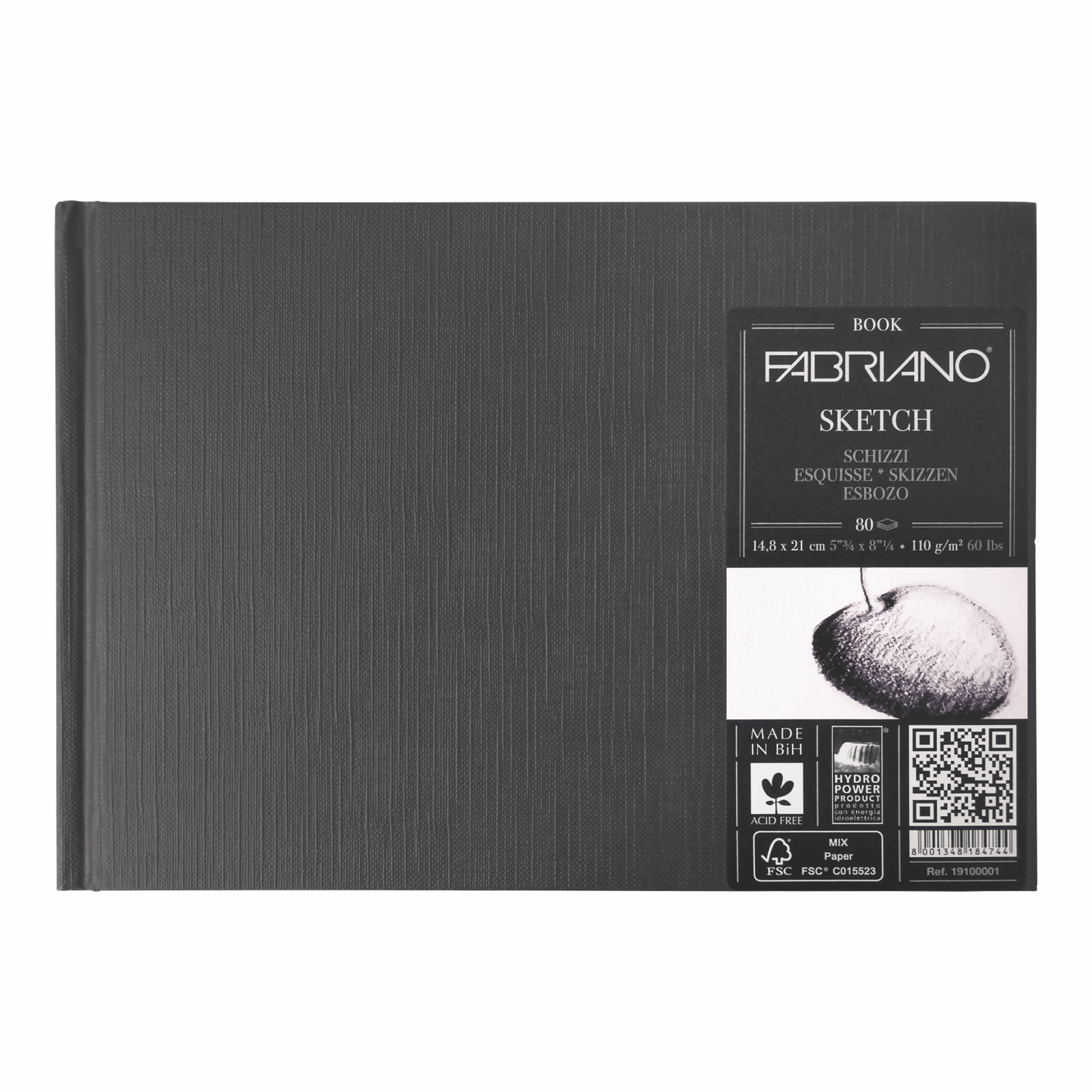 FABRIANO BLOCK DRAWING COSIDO A4 110 GRS. 80 HOJAS