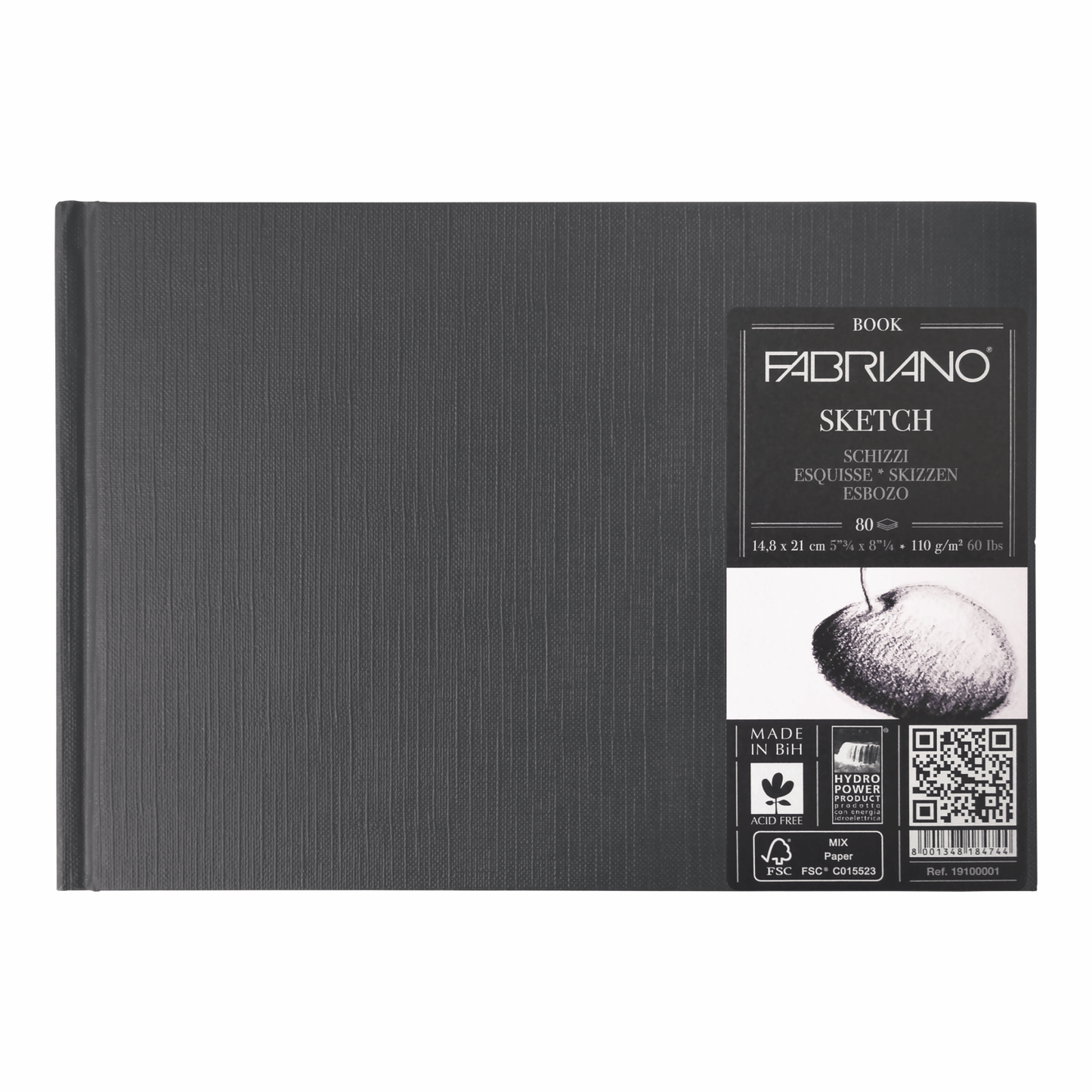 BLOCK FABRIANO DRAWING MOD. PAISAJE COSIDO 110GRS. 80H