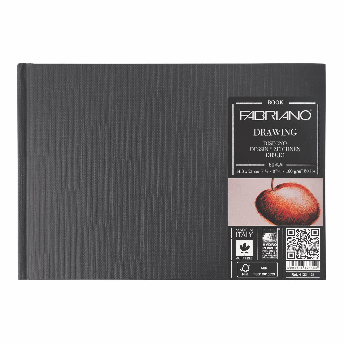 BLOCK FABRIANO DRAWING MOD.PAISAJE COSIDO 160GRS 60H