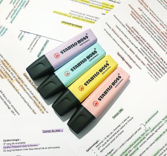 RESALTADORES STABILO "BOSS PASTEL" X 6 UND.