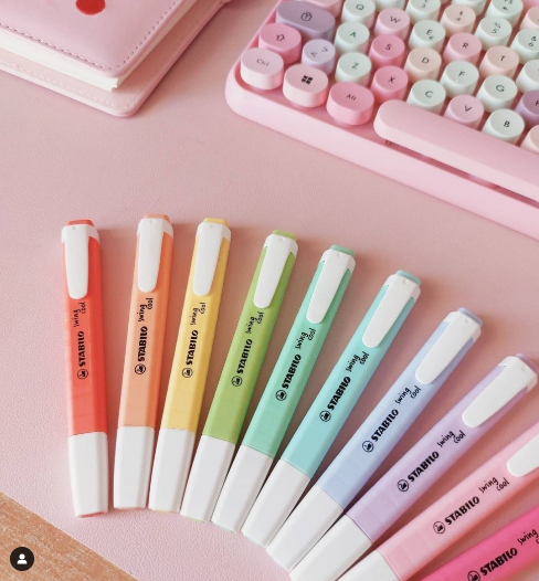 RESALTADORES STABILO "SWING COOL" PASTEL X 6 UND.