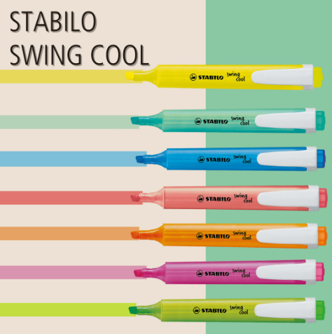 RESALTADORES STABILO "SWING COOL" X 8 UND.