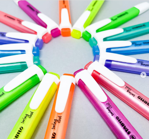 RESALTADORES STABILO "SWING COOL" X 8 UND.