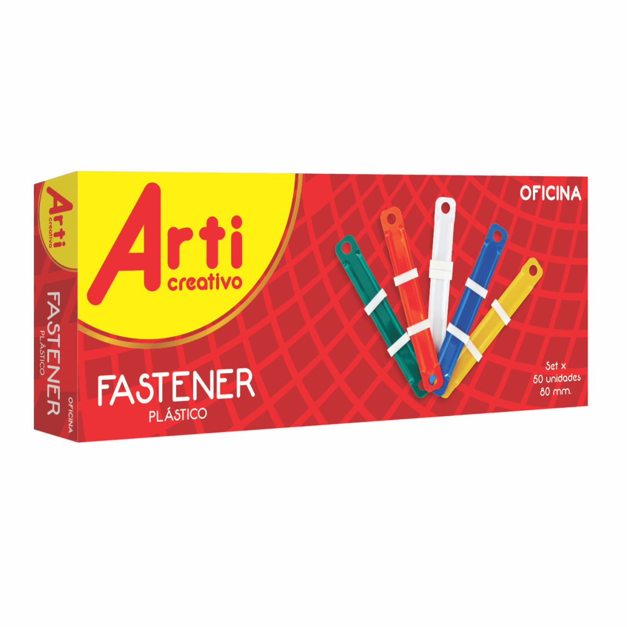 FASTENER DE PLÁSTICO X 50 UND. ARTI CREATIVO