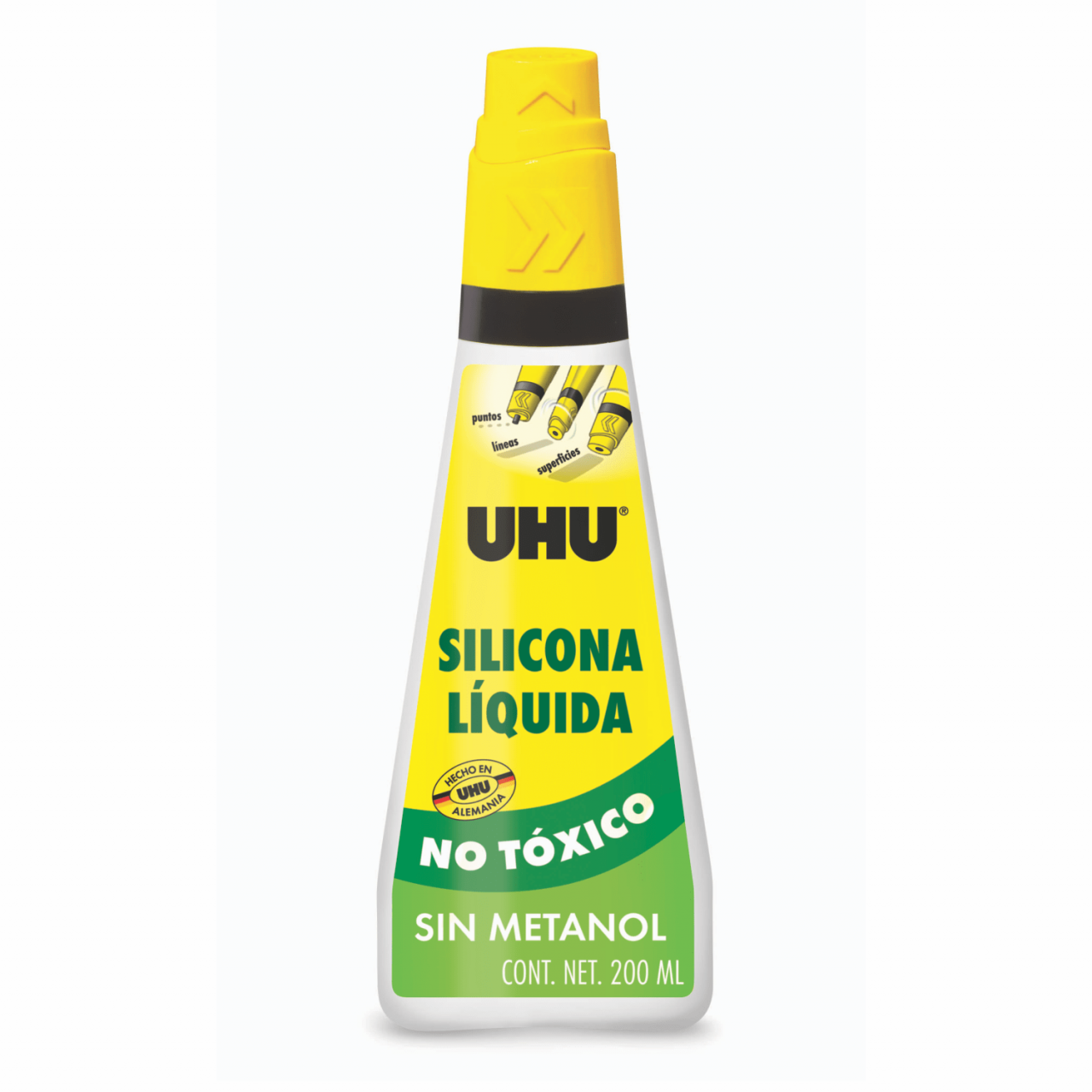 SILICONA LIQUIDA UHU "PEGATODO" X 200 ML.