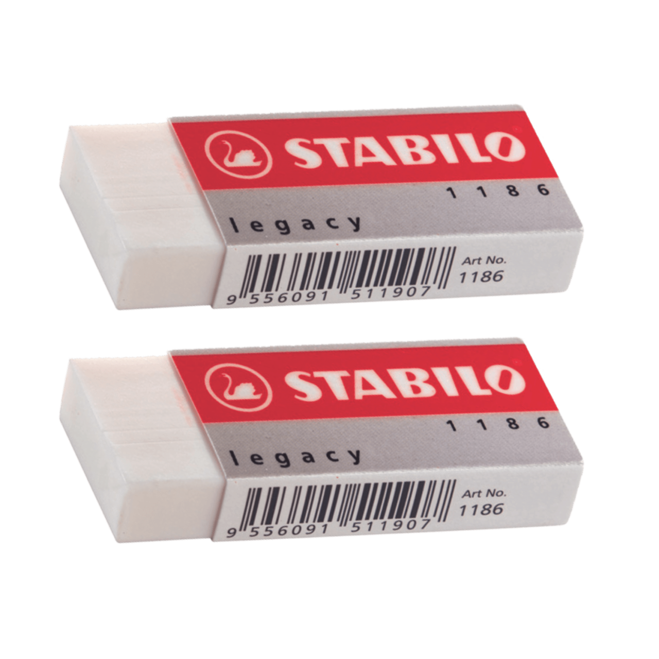 BORRADOR BLANCO STABILO "LEGACY" X 2 UND.