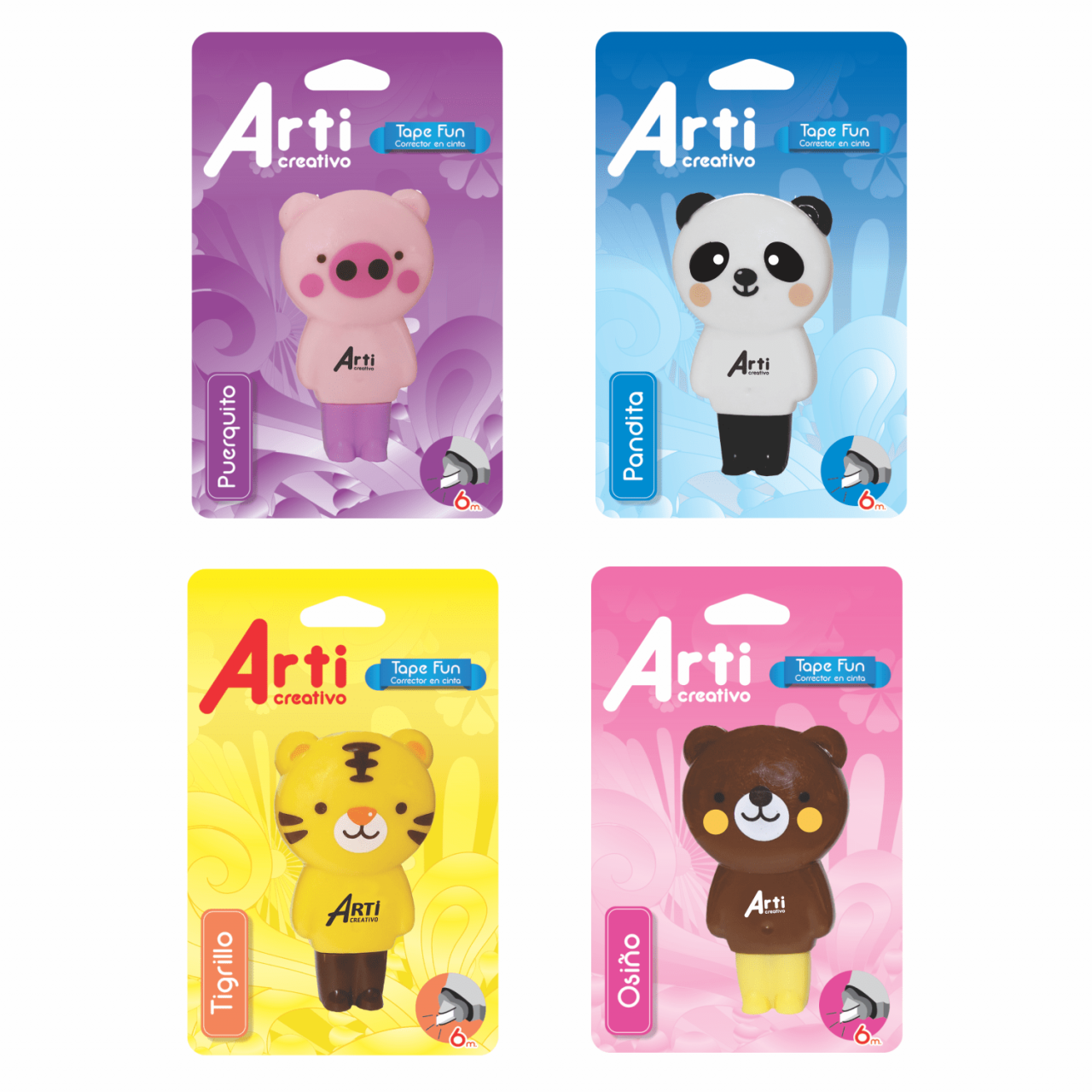 CORRECTOR EN CINTA "TAPE FUN" ARTI CREATIVO