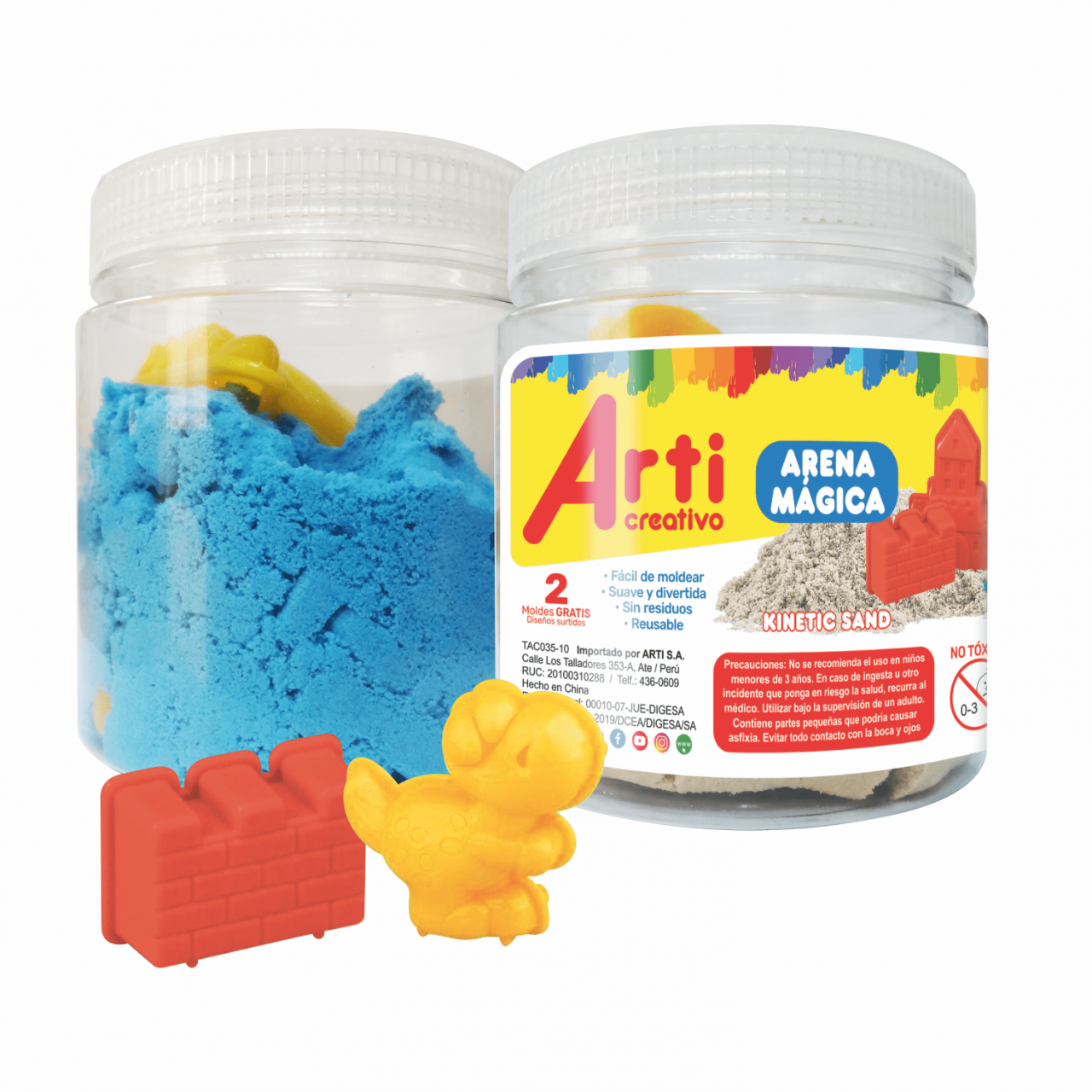 ARENA MÁGICA ARTI CREATIVO POTE X 200GR