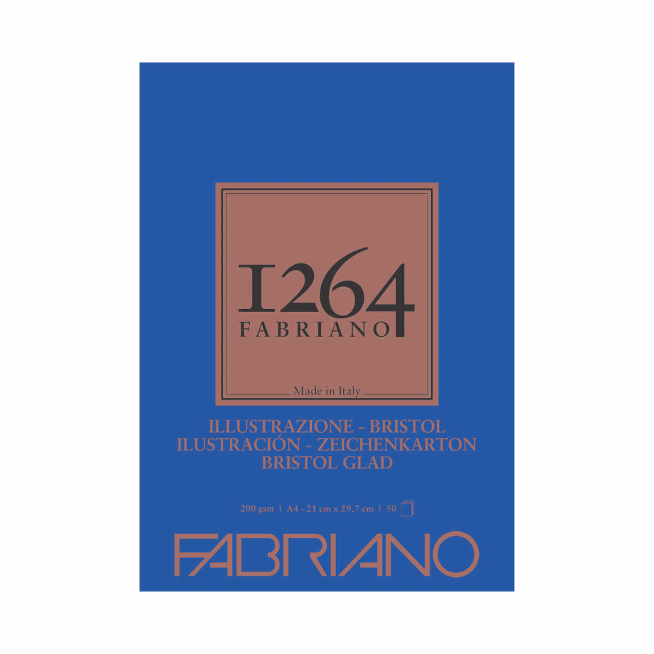BLOCK BRISTOL PAPER FABRIANO 1264 A4 200GR