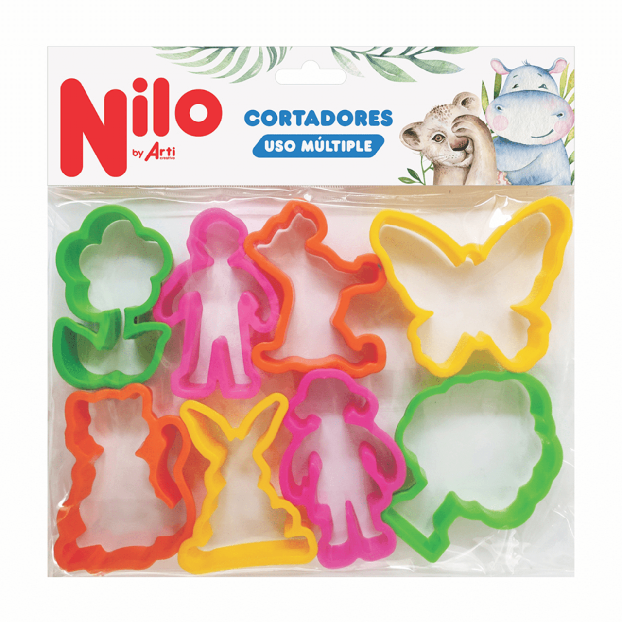 CORTADORES DE PLÁSTICO NILO "JARDÍN" X 8 UND.