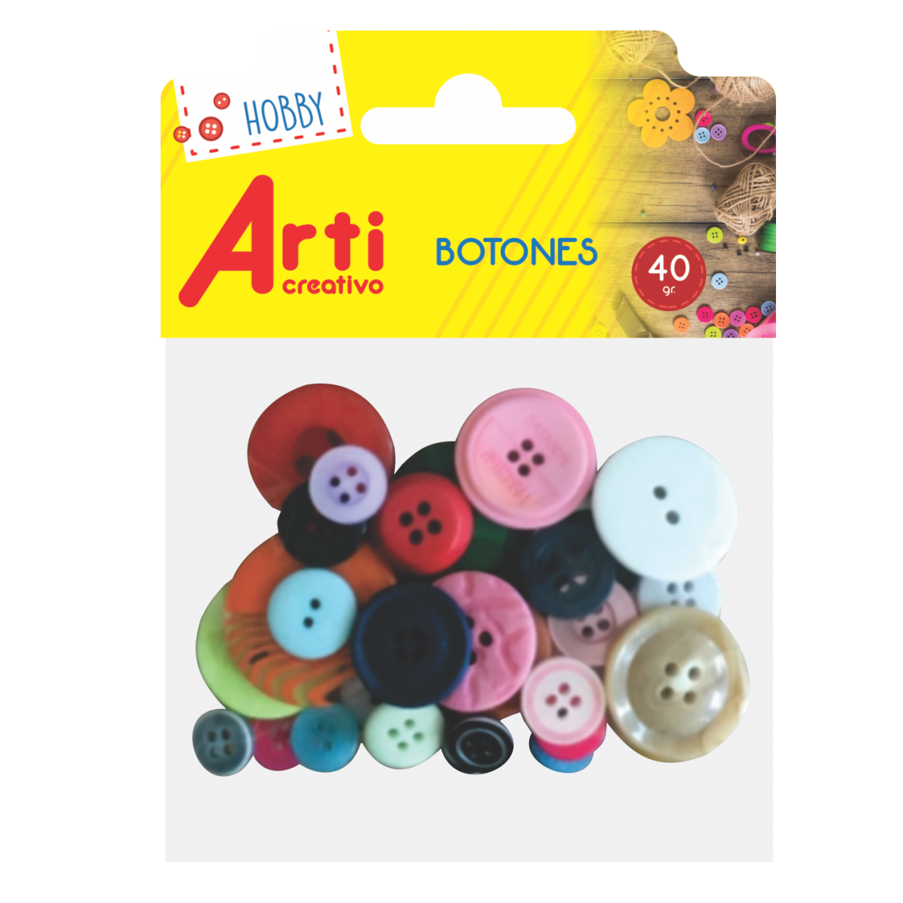 BOTONES X 40GR ARTI CREATIVO