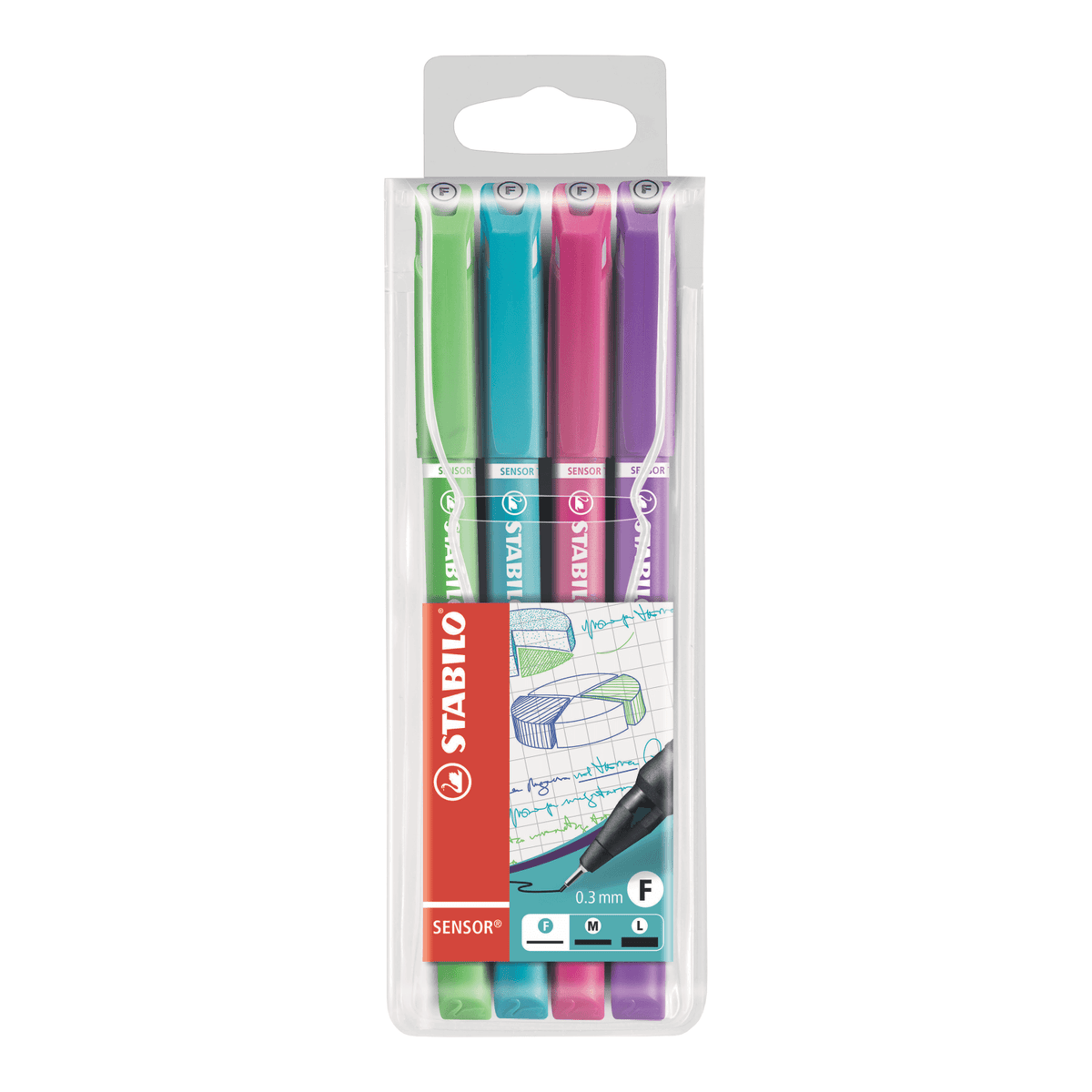 ROTULADORES DE COLORES STABILO SENSOR F