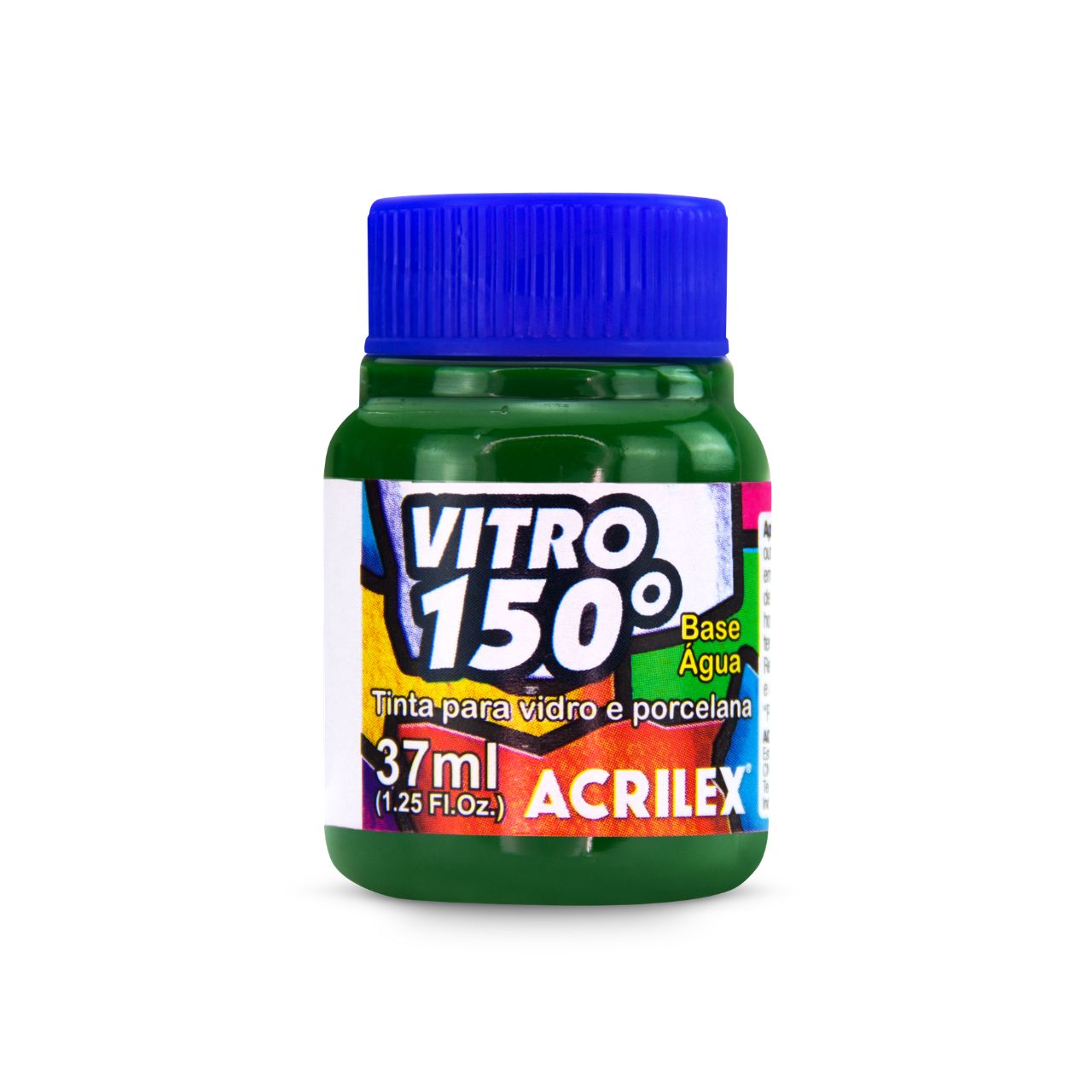 PINTURA VITRO 150° ACRILEX - VERDE HOJA