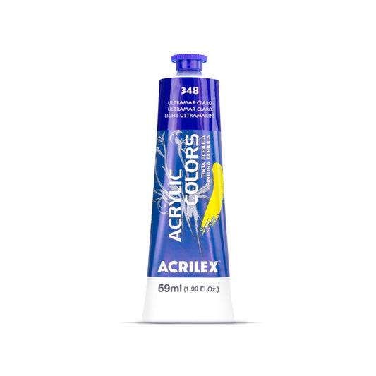 ACRILEX ACRYLIC COLORS X 59 ML. - AZUL ULTRAMAR CLARO