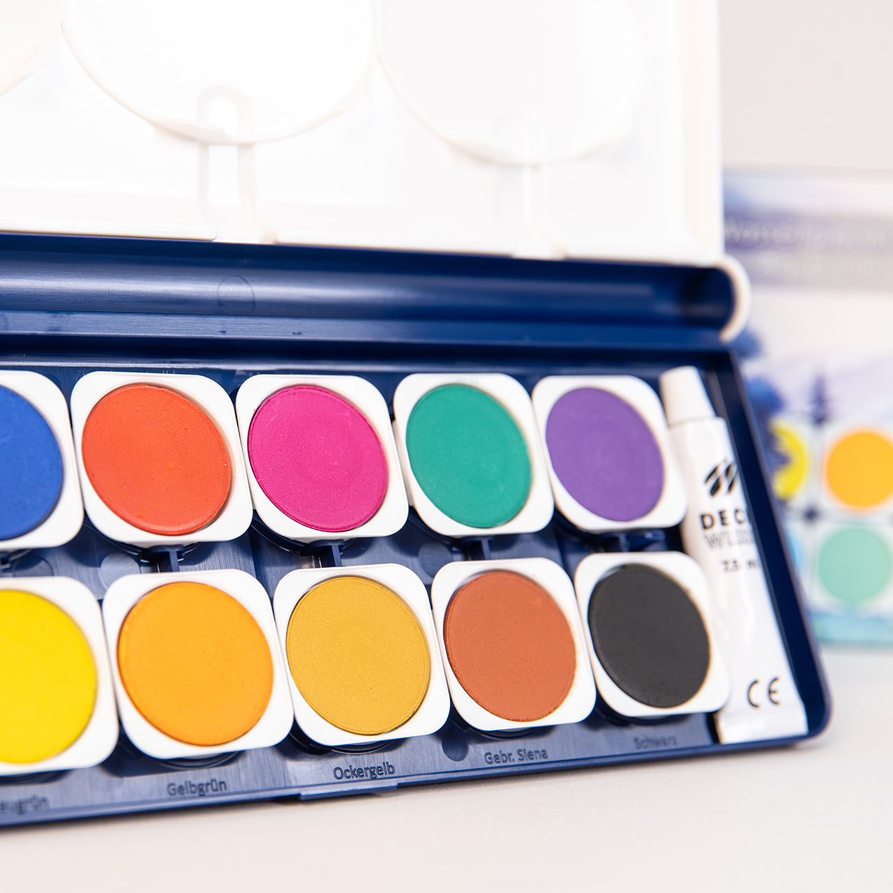 SET DE ACUARELAS KUM X 12 COLORES