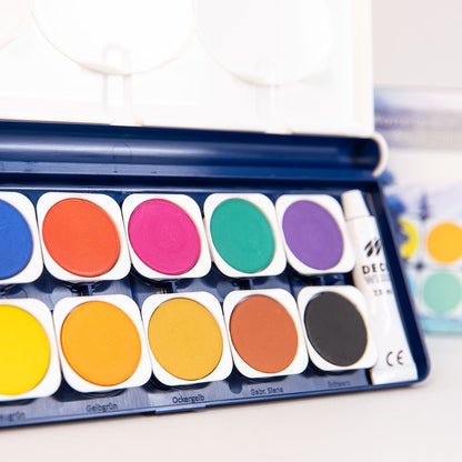 SET DE ACUARELAS KUM X 12 COLORES