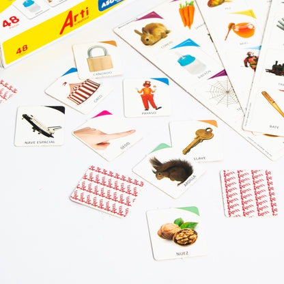 JUEGO DE ASOCIACION Y MEMORIA X 48 PZAS. ARTI CREATIVO