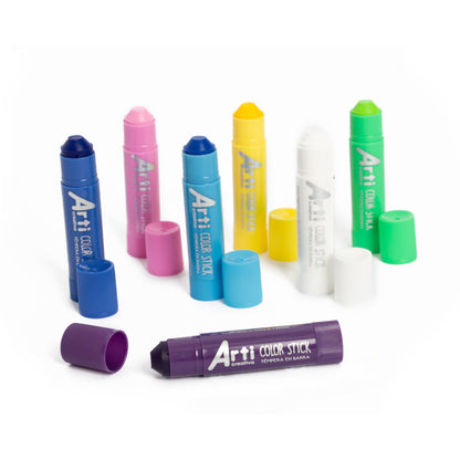 TÉMPERAS EN BARRA COLOR STICK ARTI CREATIVO - FANCY X 7 UND.
