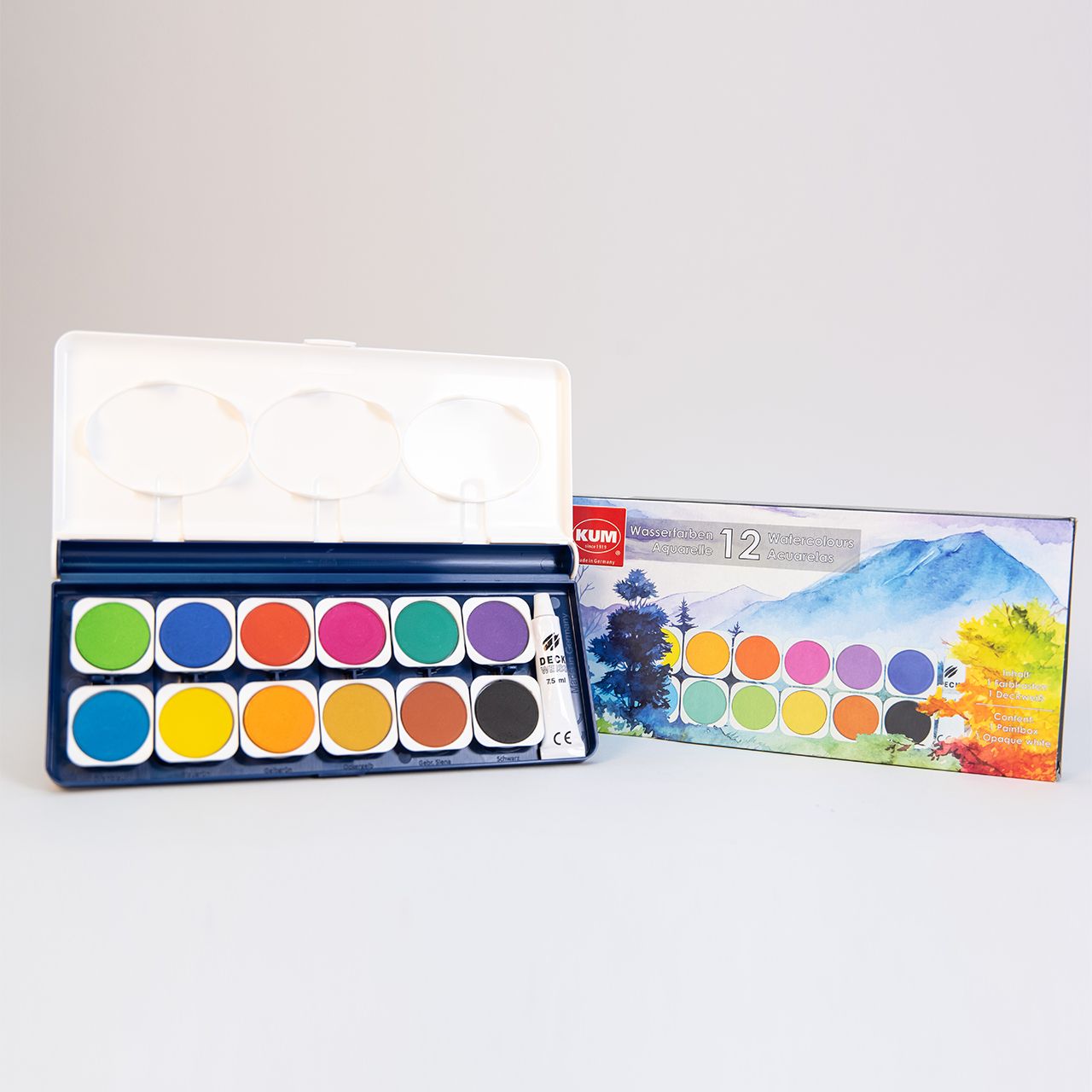 SET DE ACUARELAS KUM X 12 COLORES