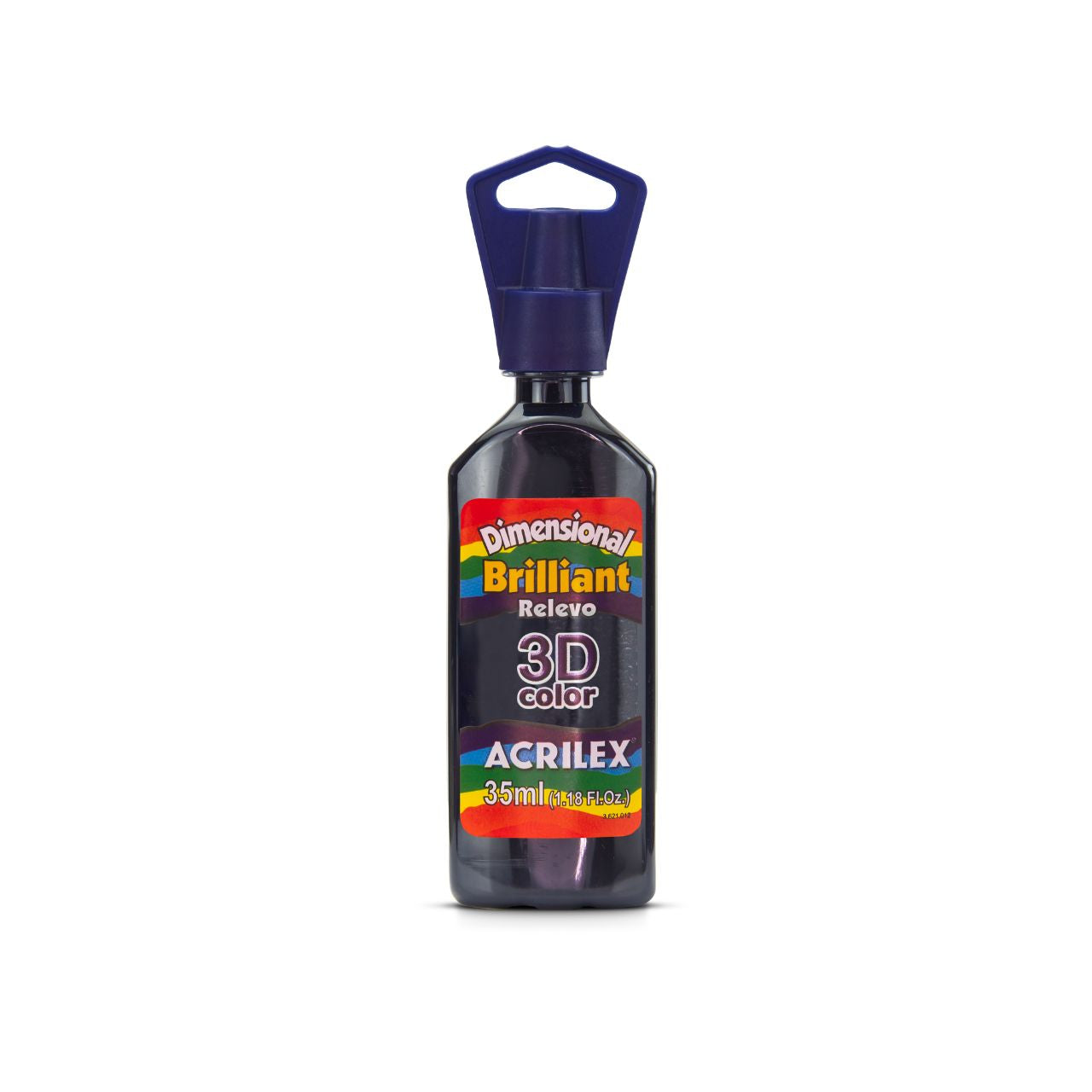PINTURA ACRILEX DIMENSIONAL BRILLIANT 3D - NEGRO