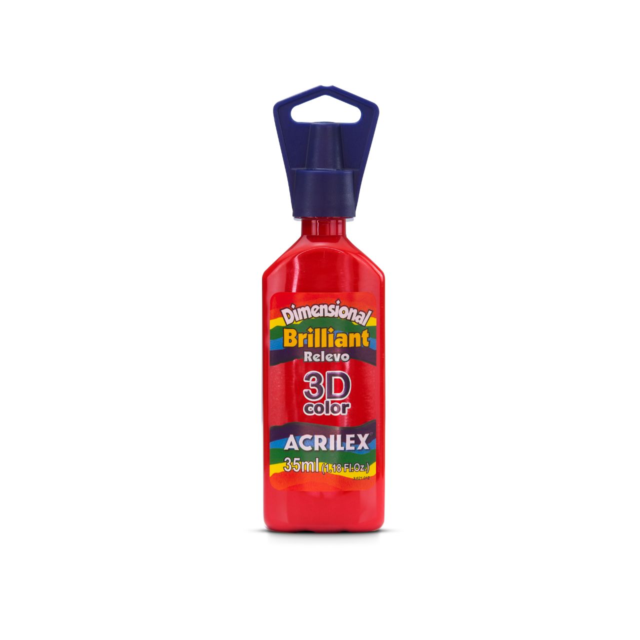 PINTURA ACRILEX DIMENSIONAL BRILLIANT 3D - ROJO FUEGO